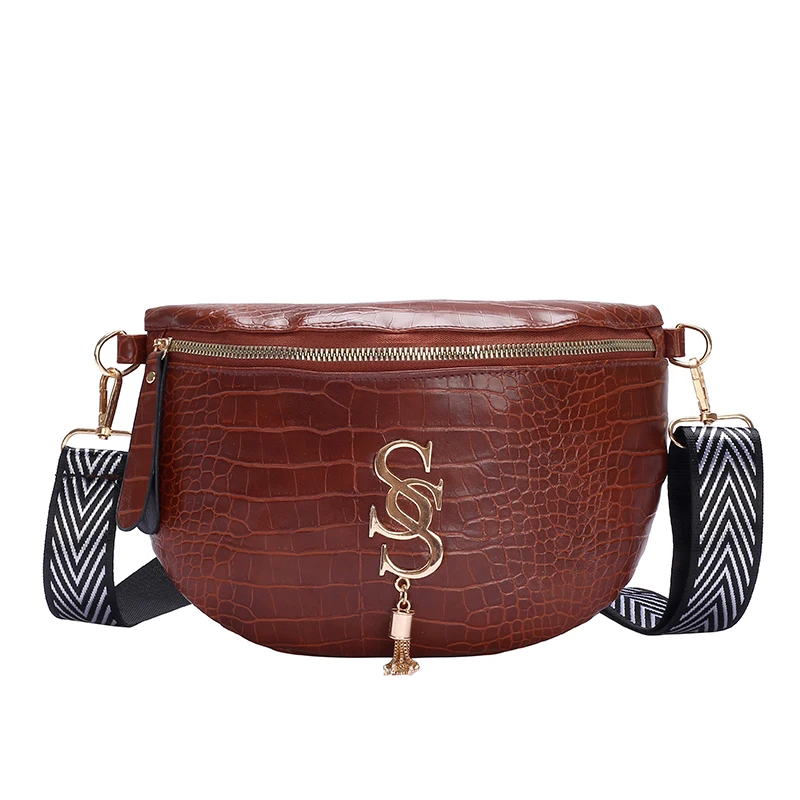 

Women Bag Casual Waist Bag Leather Crossbody Bag Trendy Chest Bag Casual Belt Bag For Women 2020 Female Bolsa