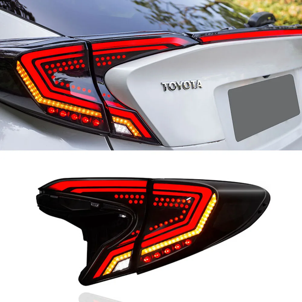 Задние фонари для Toyota CH R CHR 2016 2017 2018 2019 2020 светодиодные задние противотуманные