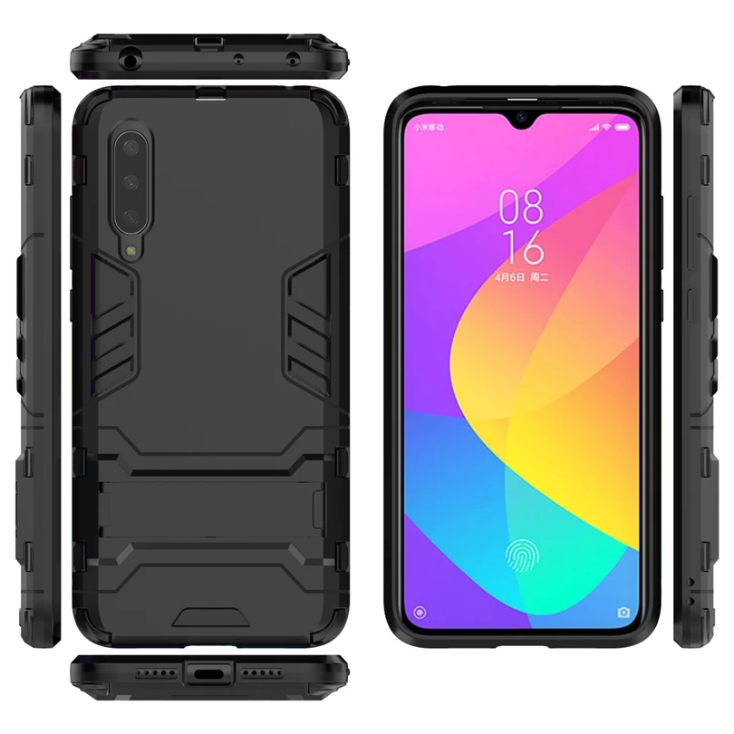Для Xiaomi cc9e/Xiaomicc9e чехол тонкий жесткий задняя крышка ударопрочный автомат Броня