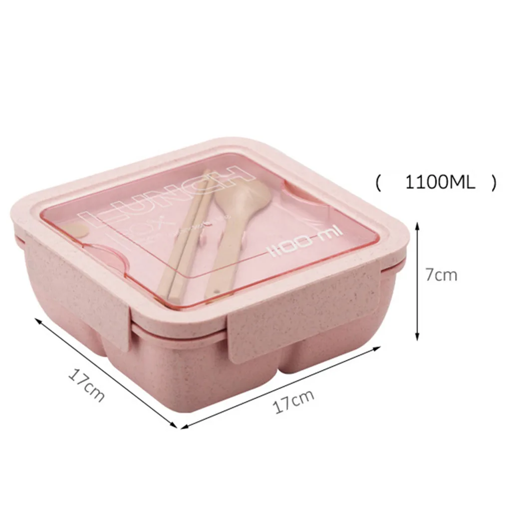 Пшеничная соломенная коробка для обеда микроволновая печь с подогревом Bento