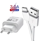 USB-адаптер 9 в, а, кабель для быстрой зарядки типа C для Samsung Galaxy S30, S20, S10, S8, S9 Plus, Note 10, 9, 8 Plus, A21S, A51, A71, A31