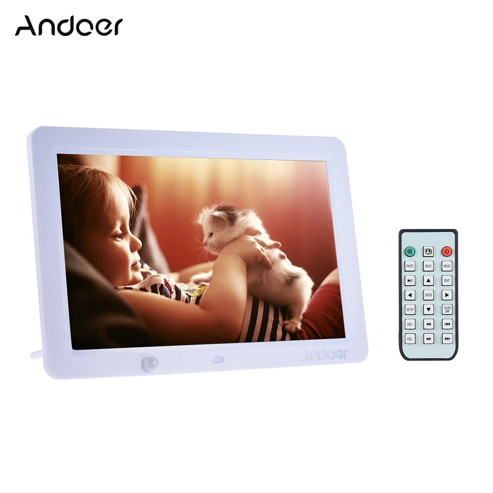 Andoer 12 &quotсветодиодный цифровой фоторамка 1280*800 с пультом дистанционного