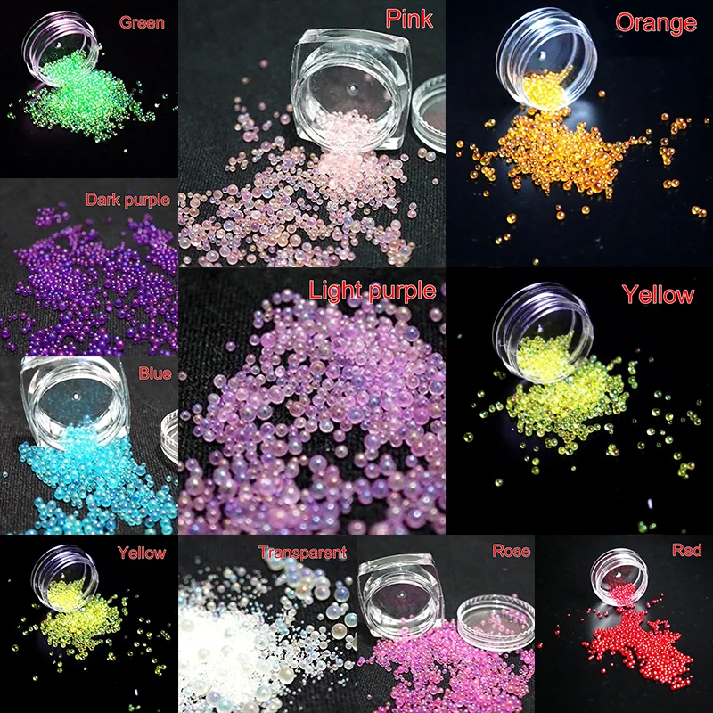 

Colorful Mix Water Bubble Bead Mix Kawaii UV Resin Filling Assorted Water Drop Beads Water Droplet Micro Bead Resin Art Supplies