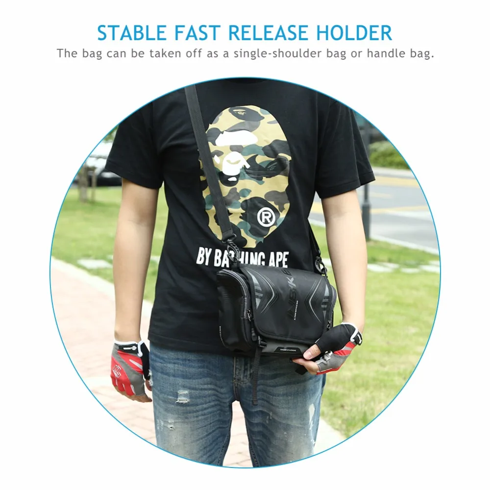 Сумка на руль велосипеда водонепроницаемый рюкзак плечо большой вместимости