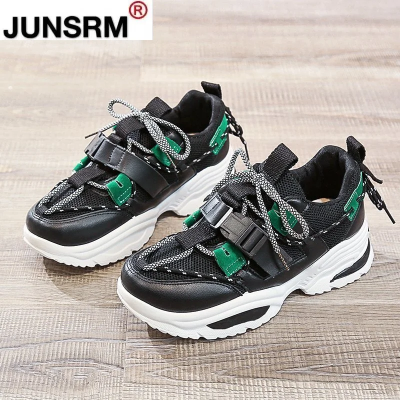

2021 Spring Women's Lace-up Non-slip Wear-resistant Sneakers Fashion Women's Shoes Comfortable Breathable Mesh Casual Shoes
