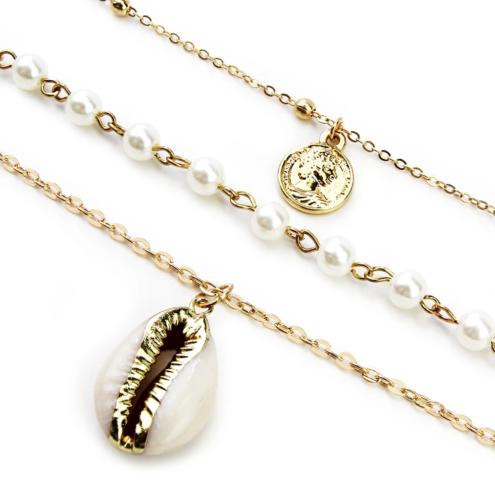 Lepenn Новое поступление ювелирные изделия трендовая массивная оболочка золотого