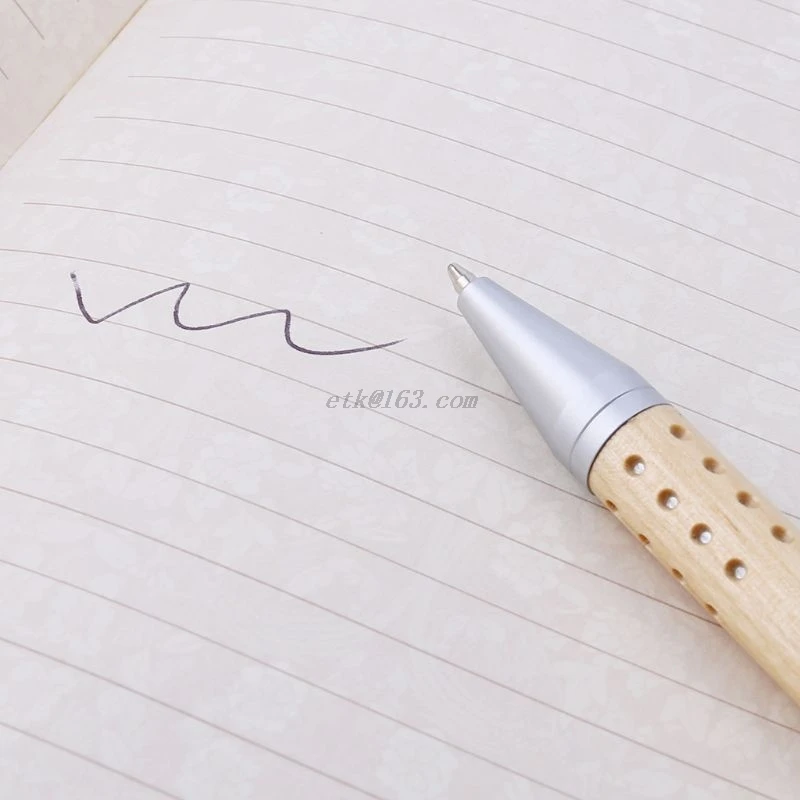 Винтажная деревянная шариковая ручка ручной работы с 24 отверстиями школьные и