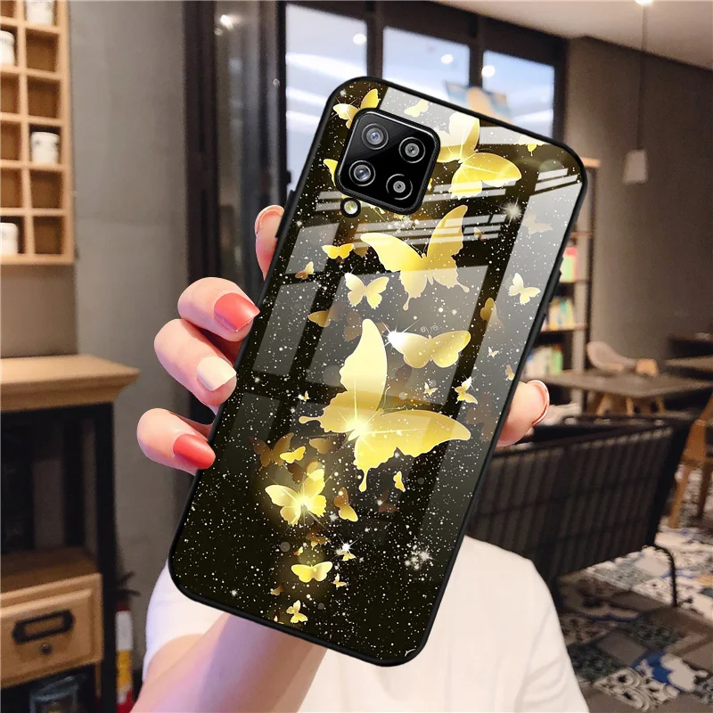 

Hard Phone Case For Samsung A42 Case Tempered Glass Bumper For Samsung Galaxy A42 Shockproof Fundas SamsungA42 A 42 6.6'' Coques
