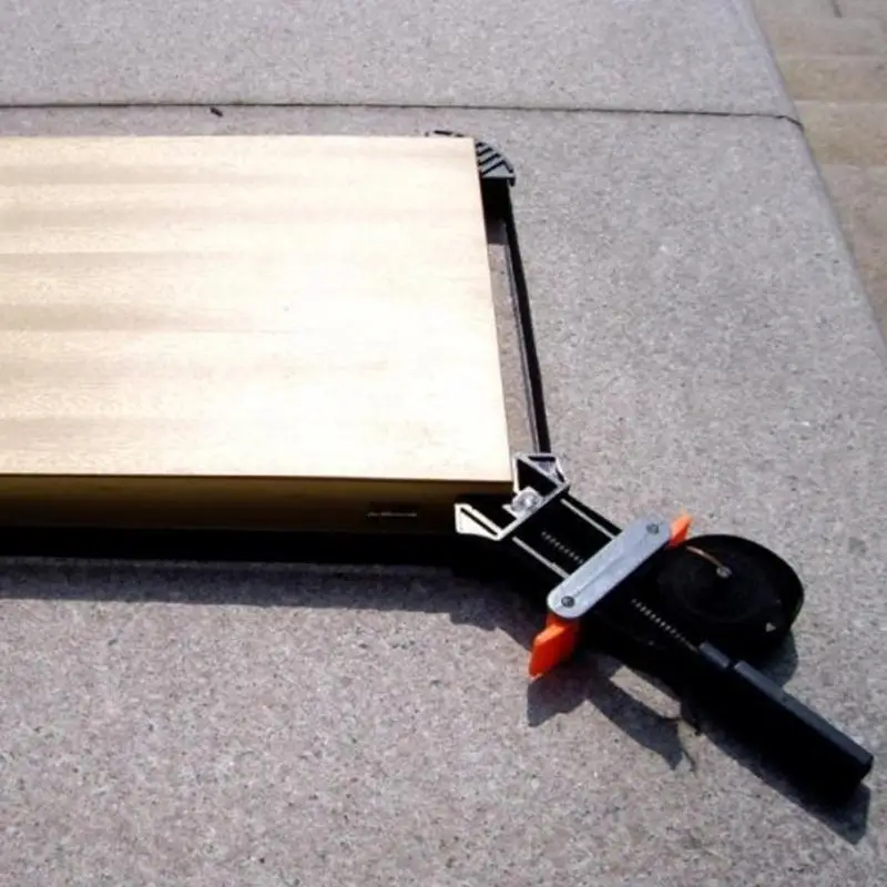 Черный Регулируемый Быстрый угловой зажим 4 захвата ремень держатель рамки