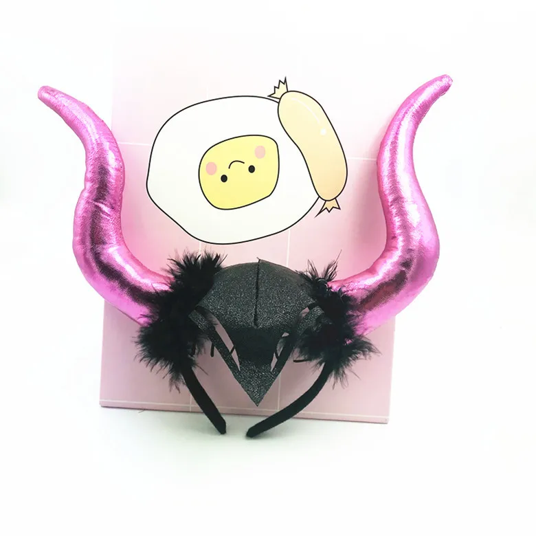 Maleficent дьявол рог ободок с рогом повязка для волос вечерние сувениры хэллоуин