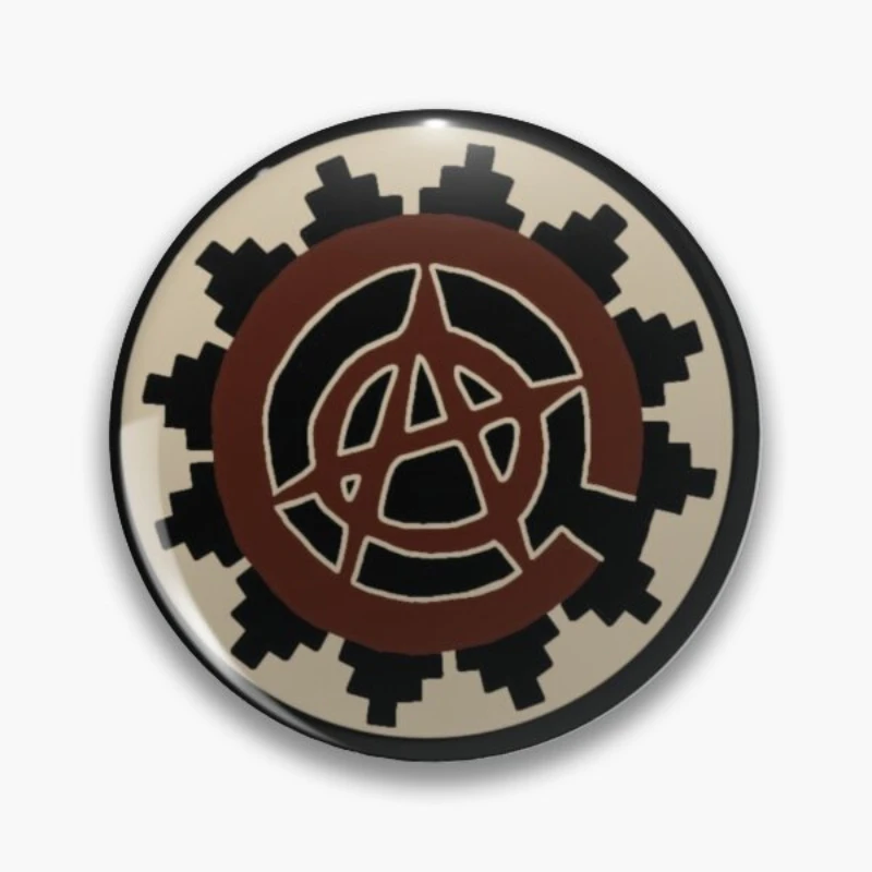 

Оригинальные анархистские мягкие булавки для кнопок, ювелирные изделия, женский воротник, модный Декор, мультяшный металл