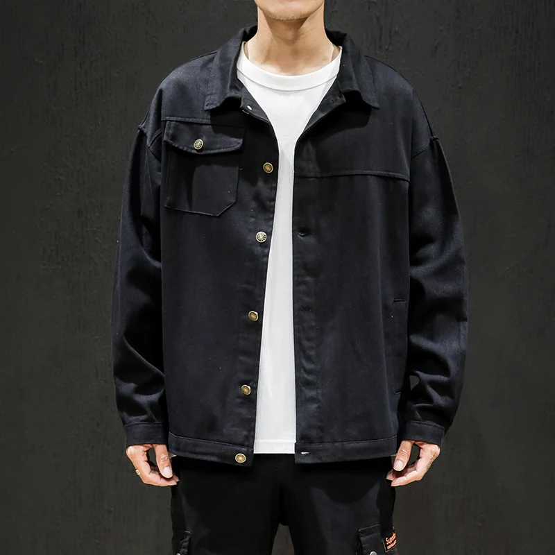 Куртка мужская хлопковая Бомбер ковбойская уличная одежда в стиле хип