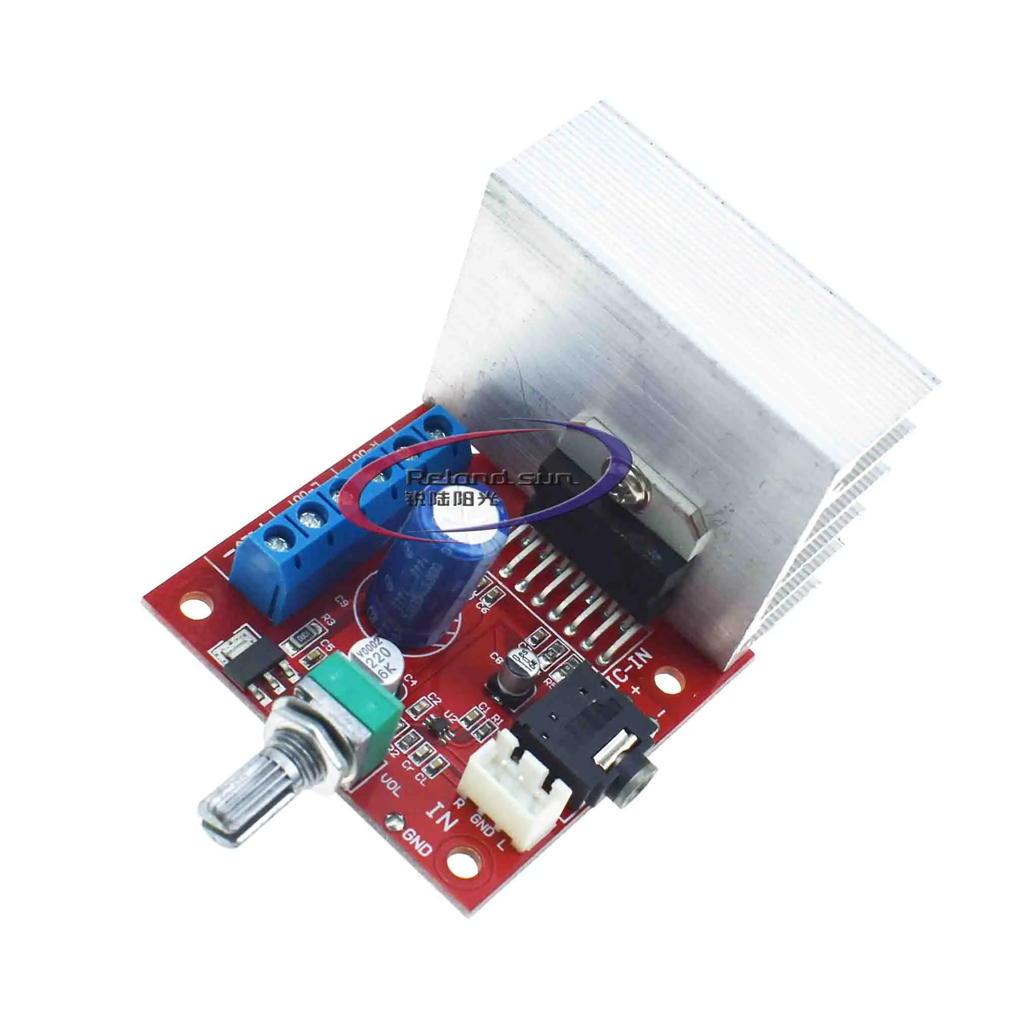 MAX9812 + TDA7297 Плата усилителя громкоговорителя электрические микрофонные