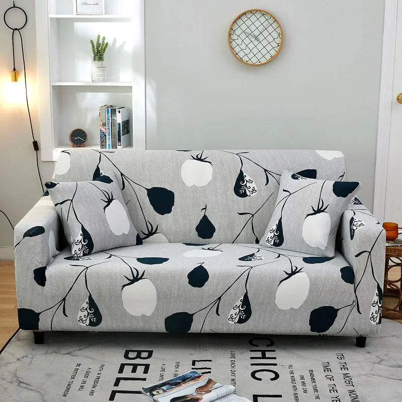 

Stretch Sofa Cover Printed Couch Covers Loveseat Slipcovers for 2 Cushion Couches Sofas Elastic Universal Furniture Protector