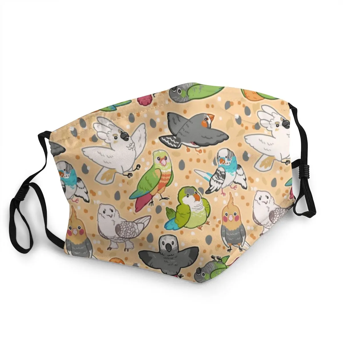 Домашние птицы Non одноразовые нейтральные маска для лица взрослых попугая