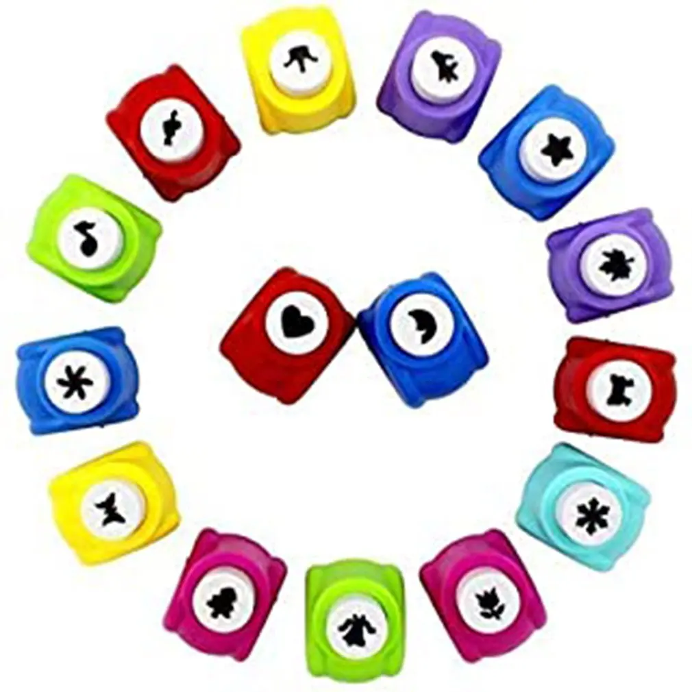 

16 Pcs Handmade DIY Embossing Machine Small Cute Creative Stationery Tools Embossing Stamping Machine Color Random