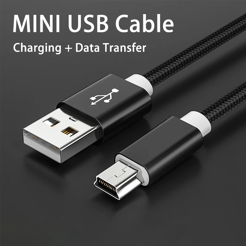 Мини-USB-кабель для быстрой передачи данных зарядный кабель MP3 MP4 плеера