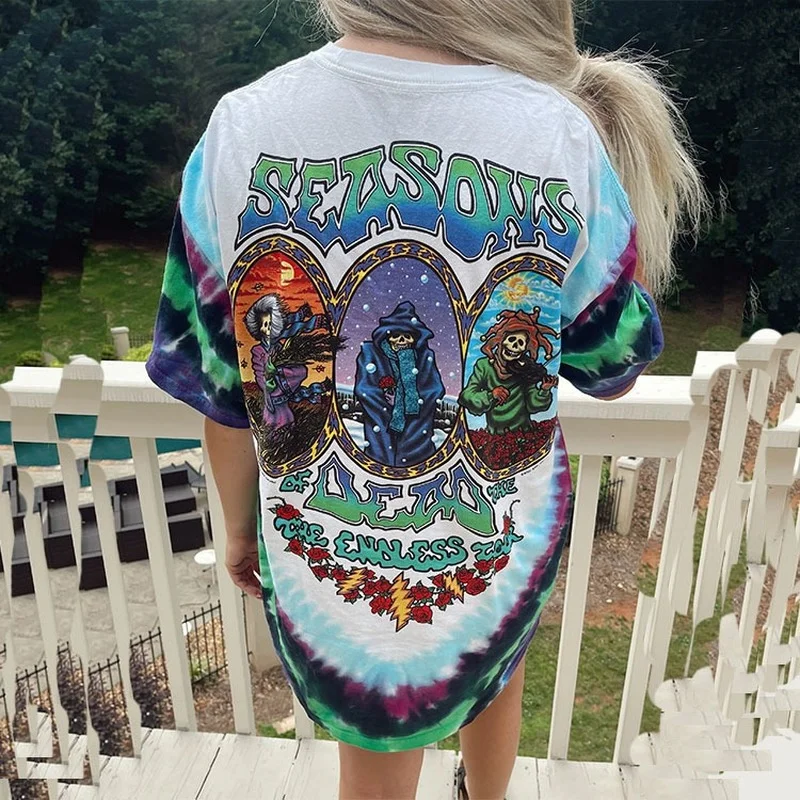 

High Street Oversized T-shirt Women Summer Y2k Clothes Plus Size Short Sleeve Harajuku O-neck Graphic Boyfriend Tees Tops 2021
