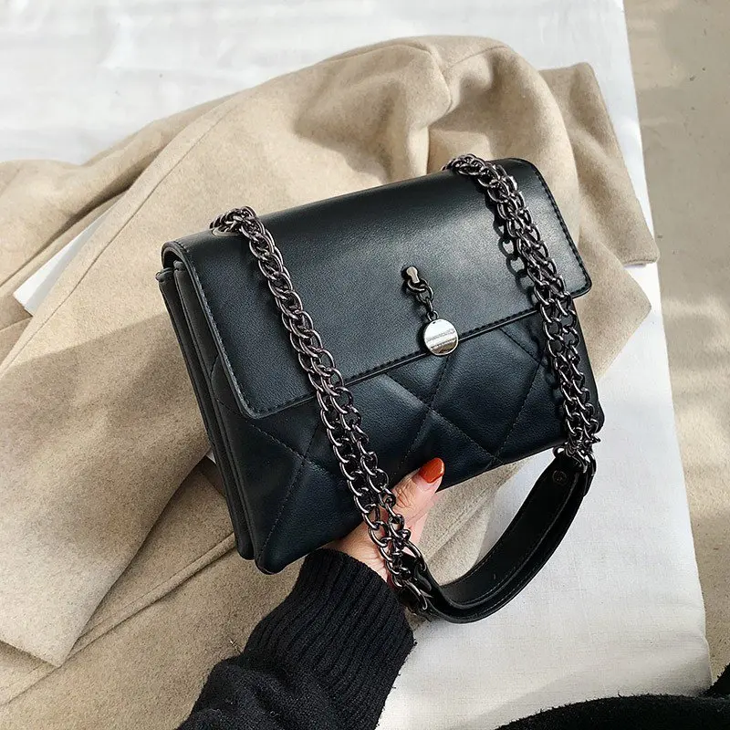 

Retro Women Handbag Ladies Crossbody Messenger Bags High Quality PU Leather Female Flap Shoulder Bag 2021 New Arrival