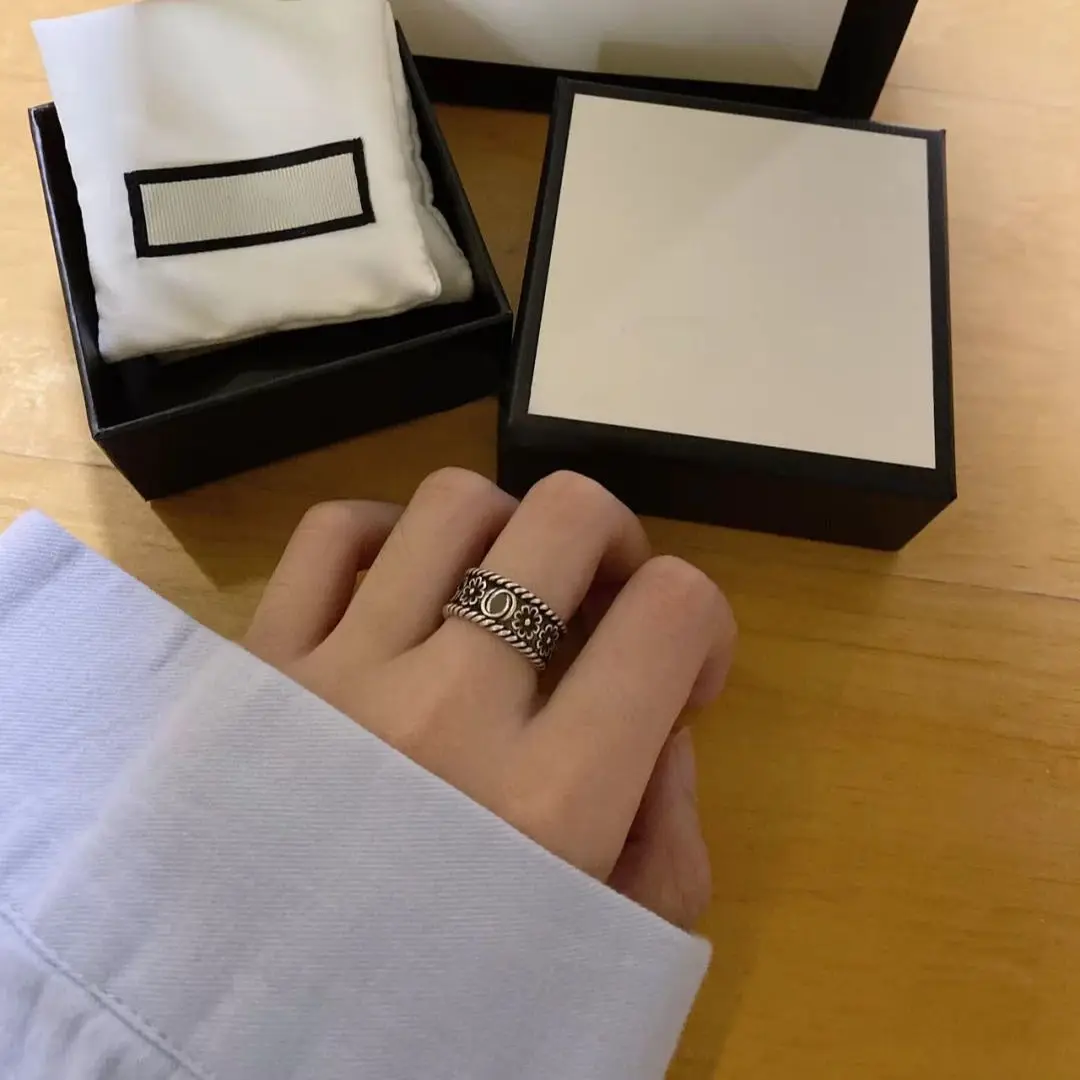 

Женский цветок с вырезами из серебра 925 пробы, в стиле ретро, роскошный тренд, оригинальный подарок на день рождения 1:1