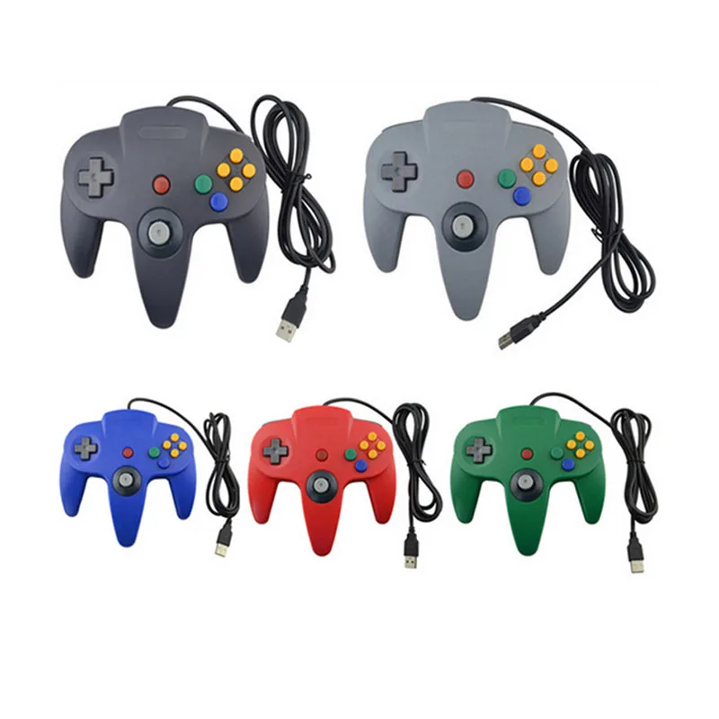 Проводной игровой джойстик N64 геймпад для Mac ПК|Геймпады| |