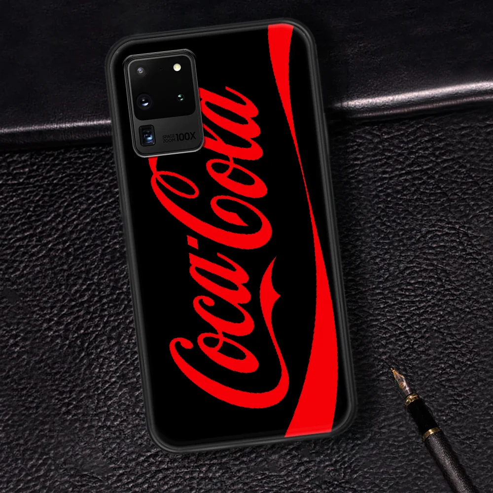

Coca Coke Phone Case Cover Hull For Samsung Galaxy S 6 7 8 9 10 e 20 Edge Note 8 9 10 Plus black Cell Pretty Funda Soft