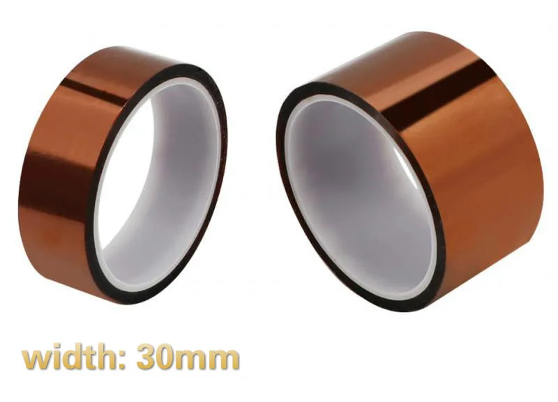 

30mm professional100ft Heat Resistant High Temperature High insulation electronics industry welding Polyimide Kapton Tape