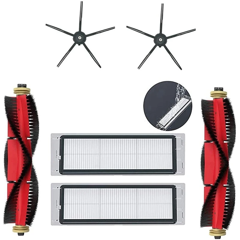

Hepa Filter Main Brush Side Brush for Xiaomi MI Robot Roborock S50, S51, S55 S5Max, S6 & S6 MaxV Vacuum Spare Parts