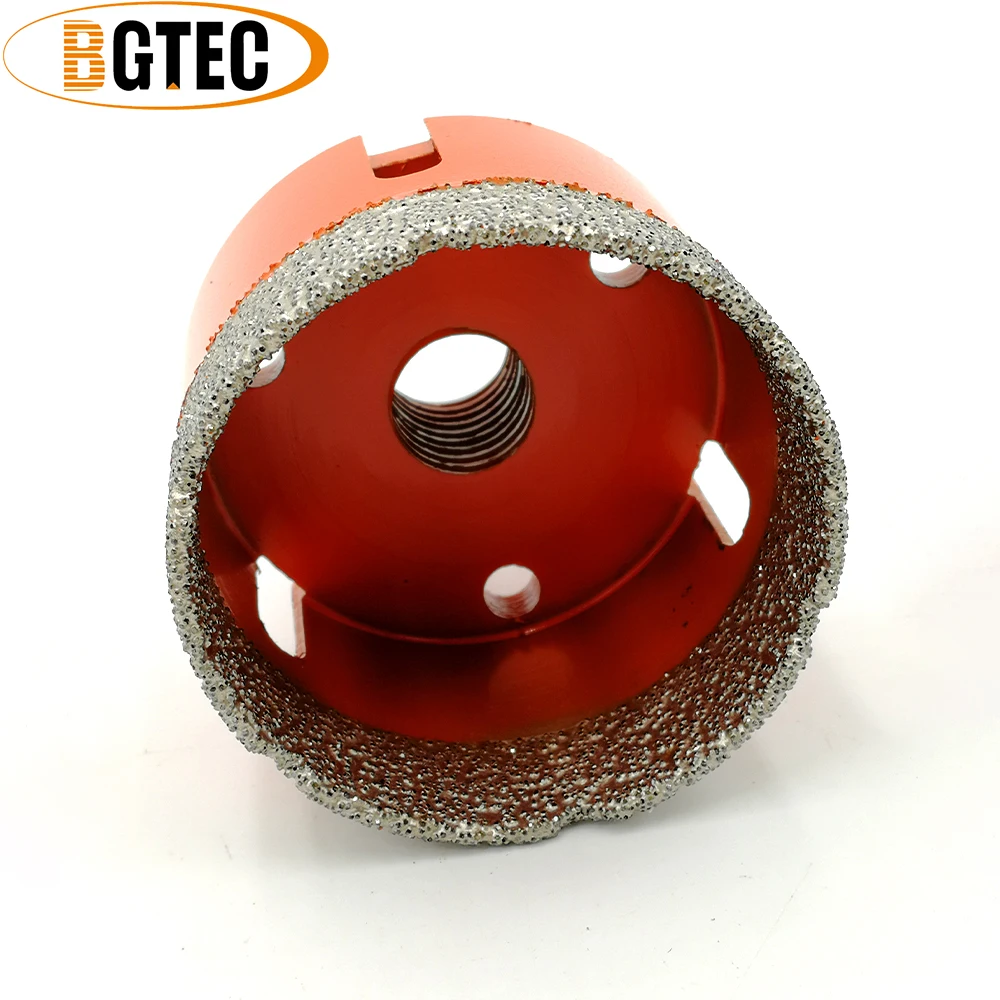 BGTEC 1 шт. 55 мм вакуумная паяная фарфоровая Керамическая Плитка сверло сердечник