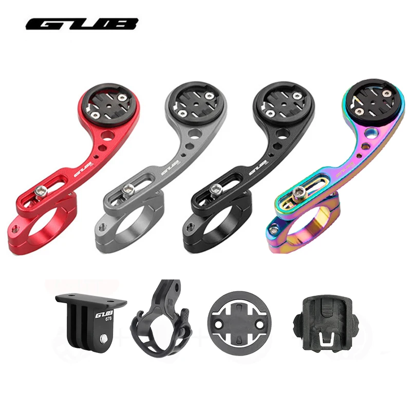 

GUB 660 Cycling Speedometer Bracket Sports Camera Holder CNC-machined anodized Extension Support for Bicycle Computer GoPro
