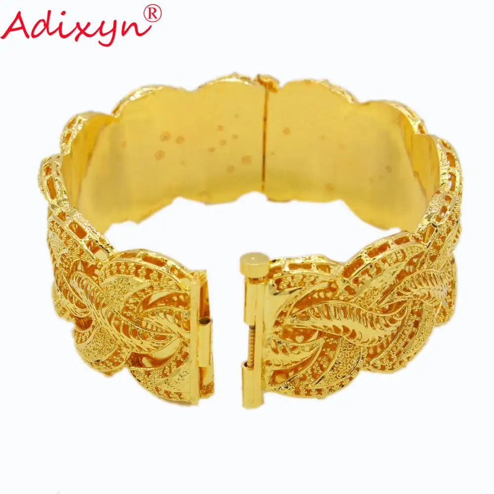 Adixyn Эфиопский золотой браслет для женщин свадебные браслеты невесты золотые
