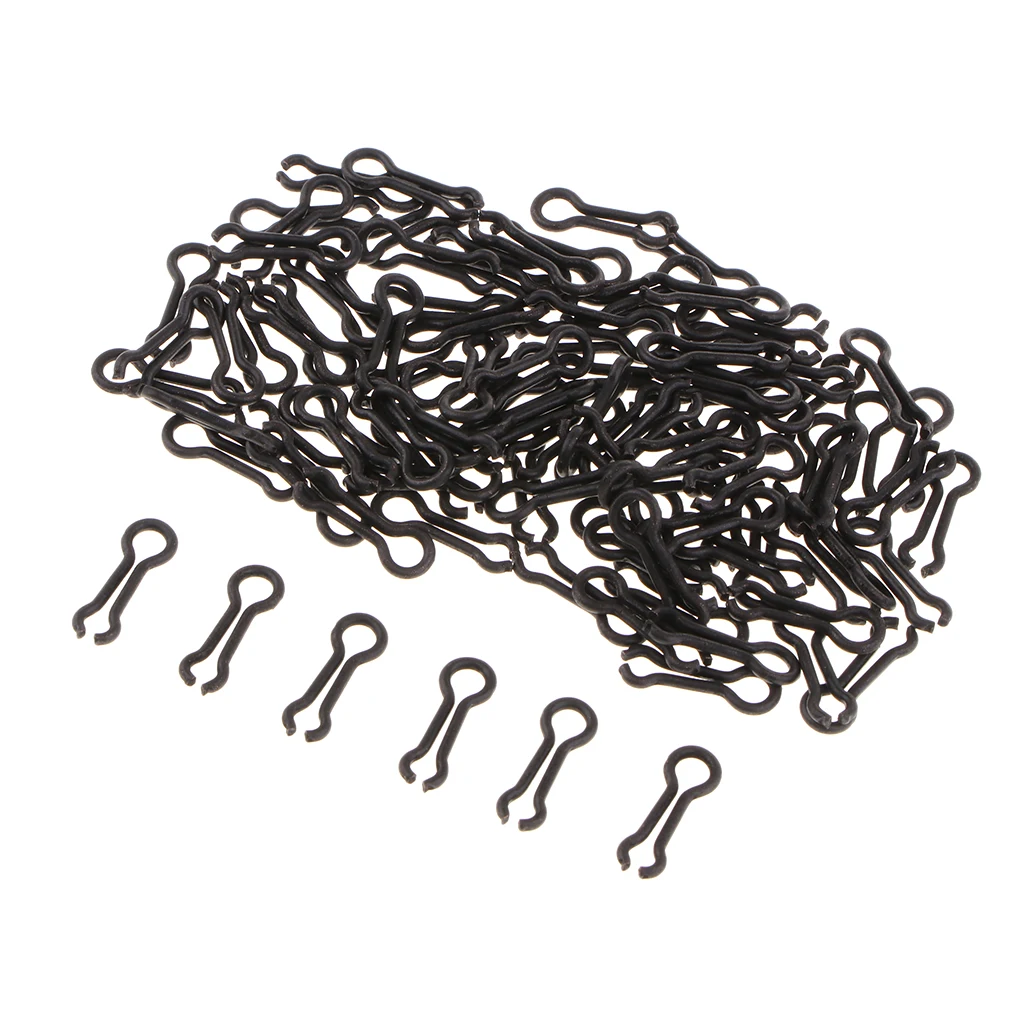 100 шт. Нержавеющая сталь Do It пресс форм петли грузило высокое качество глазами