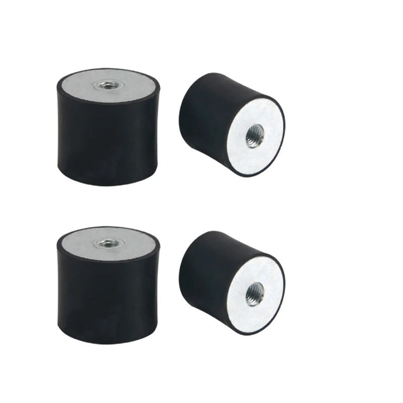 

4 Pcs M5 M6 M8 Rubber Vibration Isolator Mounts, DD Shock Absorbers threads on both sides