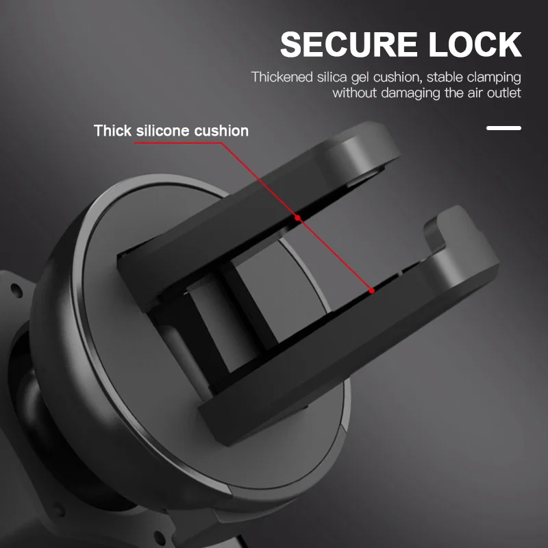 15 Вт Qi автомобильное беспроводное зарядное устройство автоматический зажим