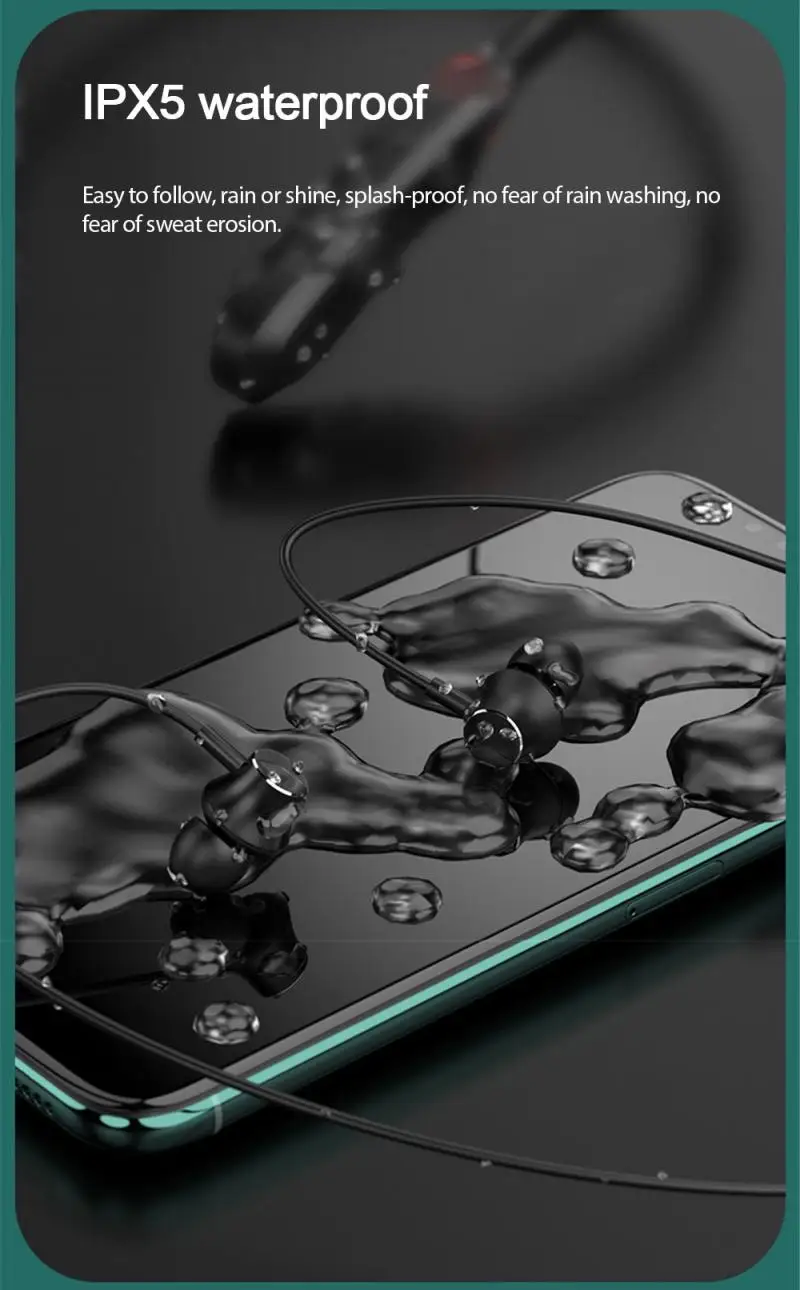 

I35 Neck-Style Bluetooth Headset Wireless Running Earphone Hanging Neck 100 Hours Wireless Headphone 5.1 In-ear Headset