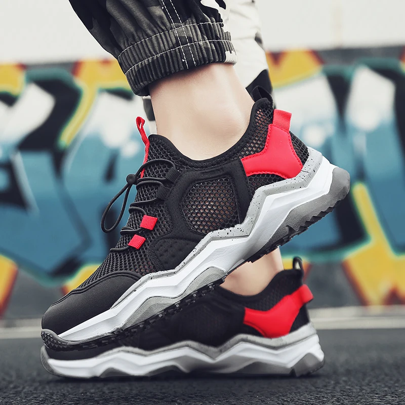 

2020 Spring Autumn Light Weight Leisure Shoes for Men Comfortable Anti Slip Male Shoes Walking Sneakers Men Zapatos De Hombre