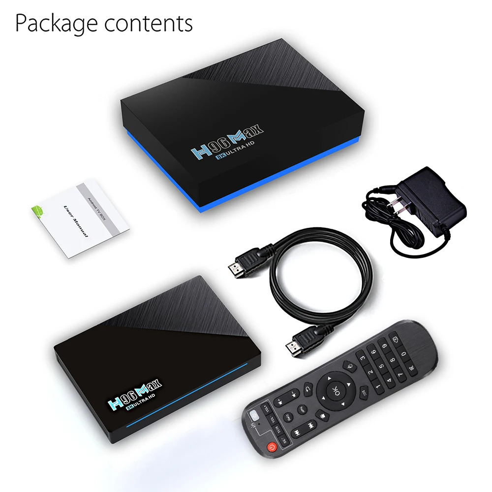 H96 MAX RK3566 Smart TV Box Android 11 8 Гб RAM 128 64 4G 32G поддержка 1080p 8K 24fps Google Play Youtube H96Max медиаплеер |