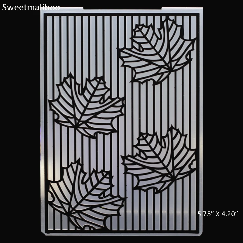 Новая рамка с листьями папка для тиснения пластиковая фотография ремесло