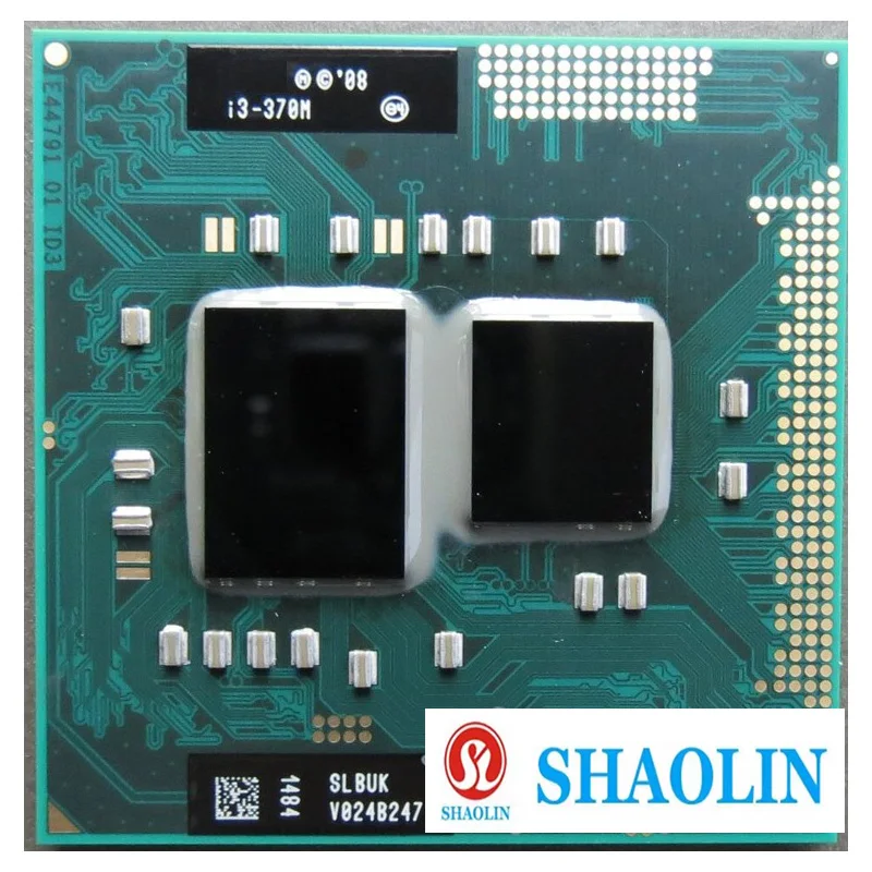 40% de desconto Original Versão SHAOLIN I3 370M 3M Cache 2.4 GHz Dual Core Soquete G1 Notebook Laptop Processador Cpu Frete Grátis