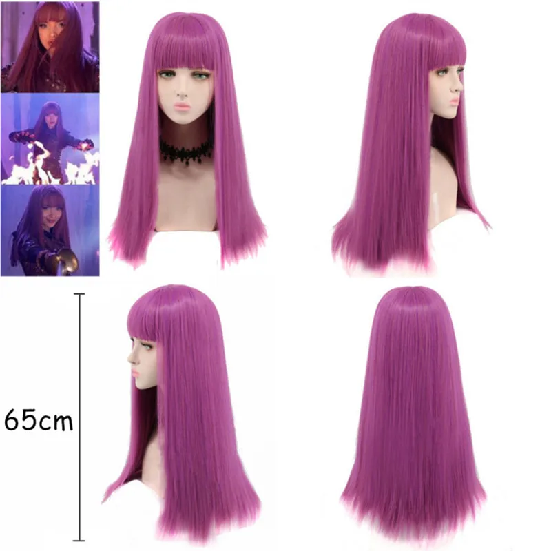 Комбинезоны для девочек одежда вечеринки на Хэллоуин пурпурный костюм Одри