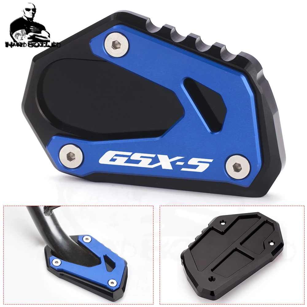 

For Suzuki GSXS GSX-S 1000 1000F 2015-2022 2020 2019 2018 GSX S1000 Enlarger Side Stand Pad Extension Support Plate Kickstand