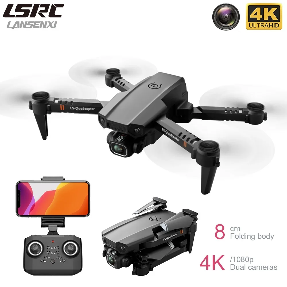 Портативный складной мини Дрон с камерой 4K 2020 P Wi Fi FPV|Радиоуправляемые самолеты| |