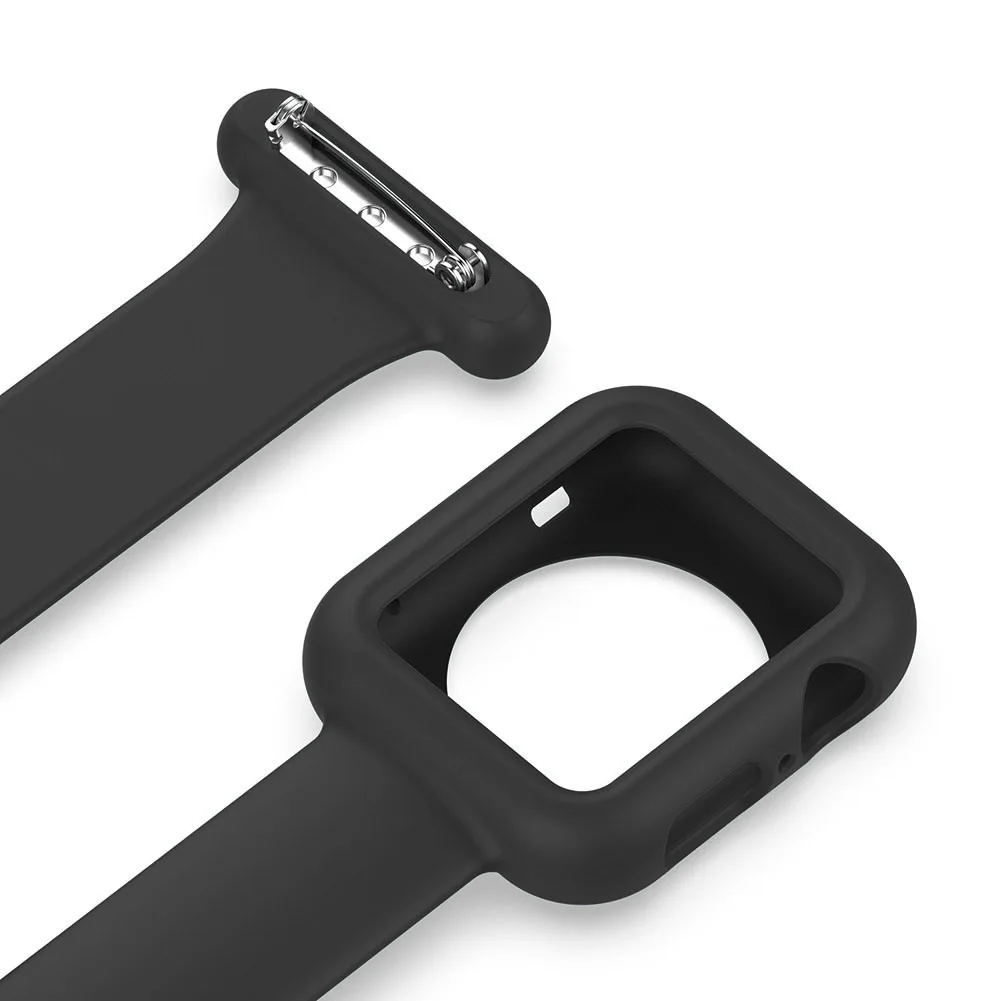 Силиконовый ремешок для часов Apple Watch 42 мм/44 мм/45 мм браслет врачей медсестер iWatch