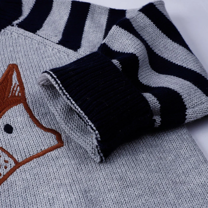 

New Baby Boys Kids Long Sleeve Knit Sweater Autumn Winter Baby Kids Boy Cartoon Printing Sweaters Children's Clothes