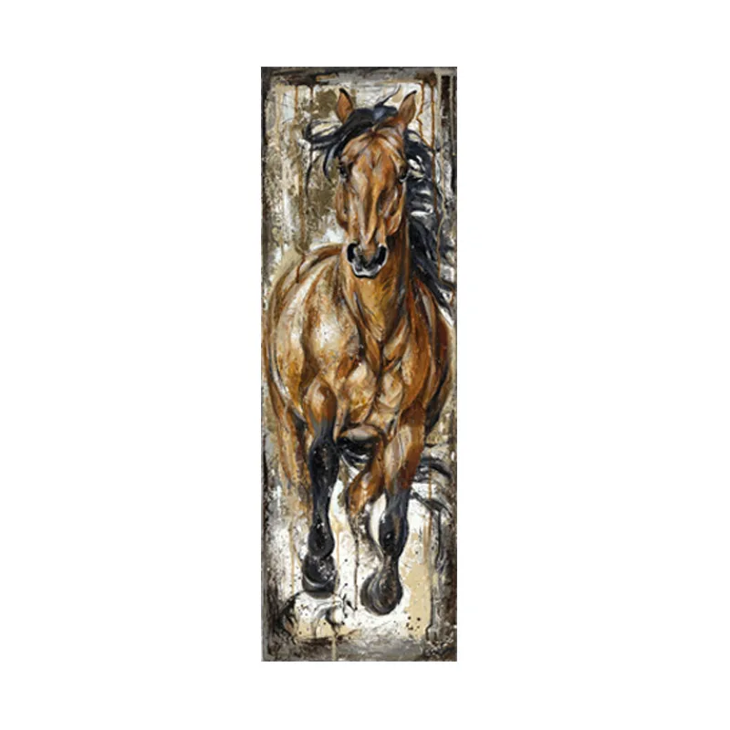 1711 horse Самоотверженные картины с лошадью, современные настенные художественные картины для гостиной, постеры с животными, винтажные декоративные картины без рамы - Цвет: 1711 horse