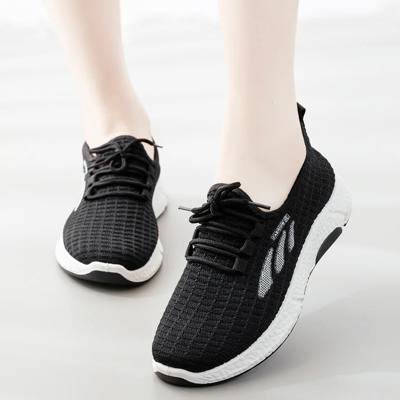 

Women's Casual Sports Shoes 2021 Spring New Women's Lace-up Comfortable Sports Shoes Casual Outdoor Running Shoes Running Shoes