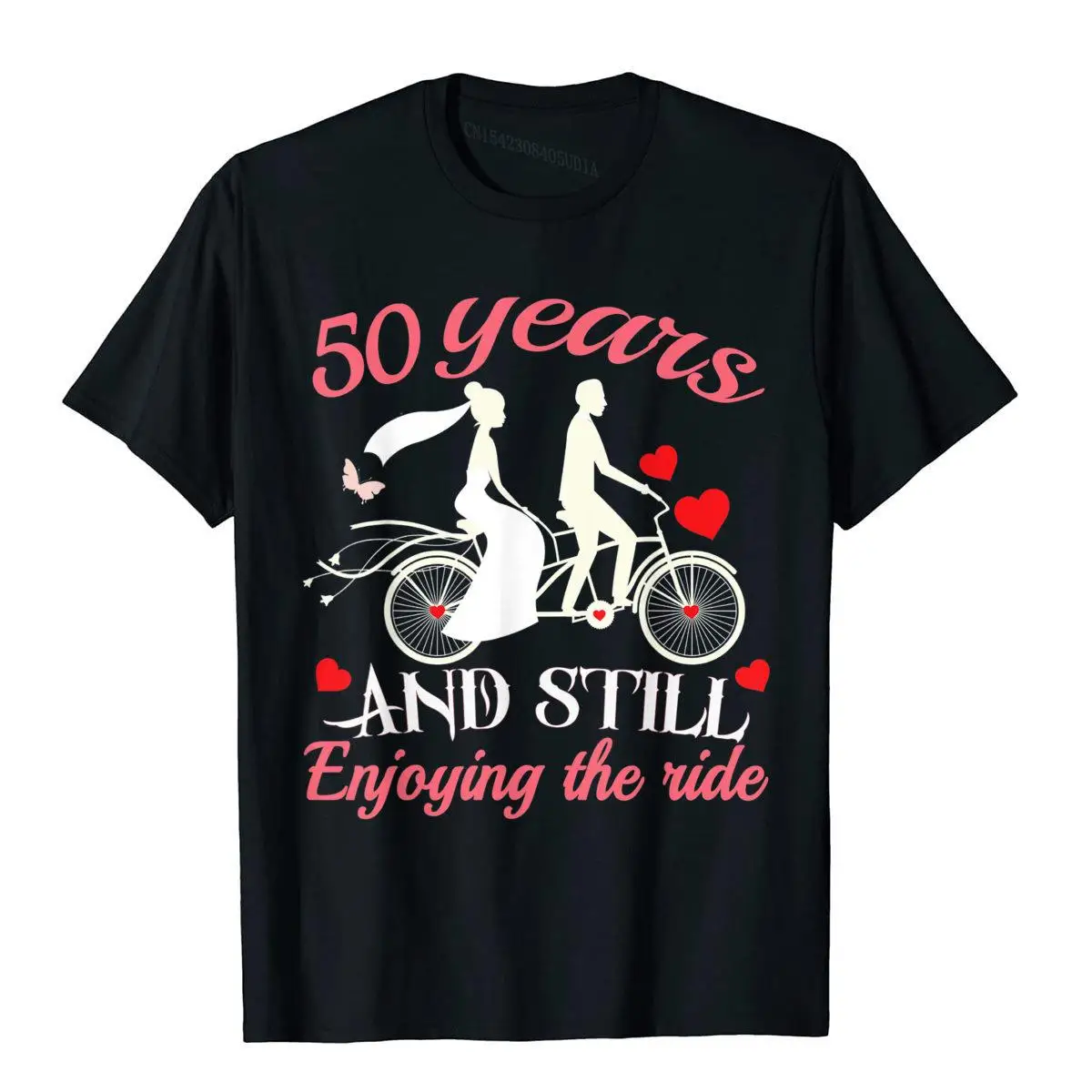 

50th Wedding Anniversary Shirts 50 Years Wedding Marriage T-Shirt Cotton Tops Tees Summer Newest Street T Shirts