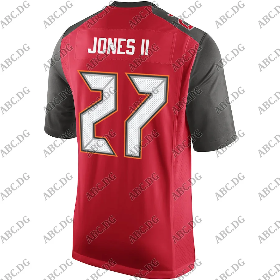 

Men Women Kid Youth Tampa Bay Ronald Jones II Red Game Player Jersey