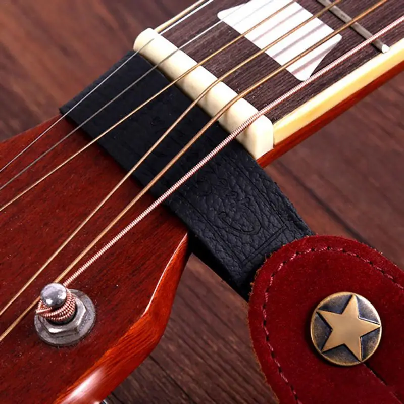 Повязка на голову народная гитара шейный ремешок натуральная кожа повязка