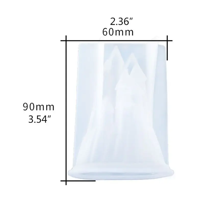 

Crystal Epoxy Resin Mold Handmade 3D Castle Modeling Casting Silicone Mould DIY Crafts Jewelry Making Tools